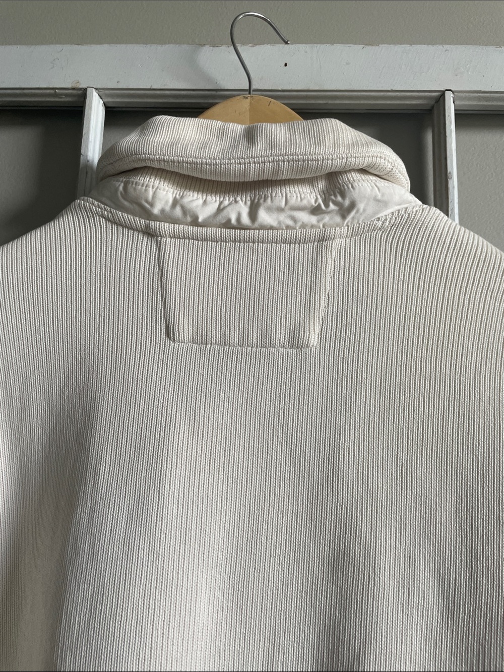 Banana Republic Cream Turtleneck Shawl Sweatshirt - Picture 4 of 7